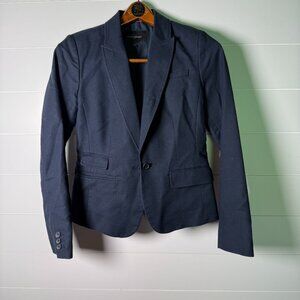Banana Republic S New Sleek Blazer True Navy Women's Size 4